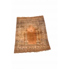 PERSIAN OLD SILK TABRIZ RUG(PRAYER DESIGN)